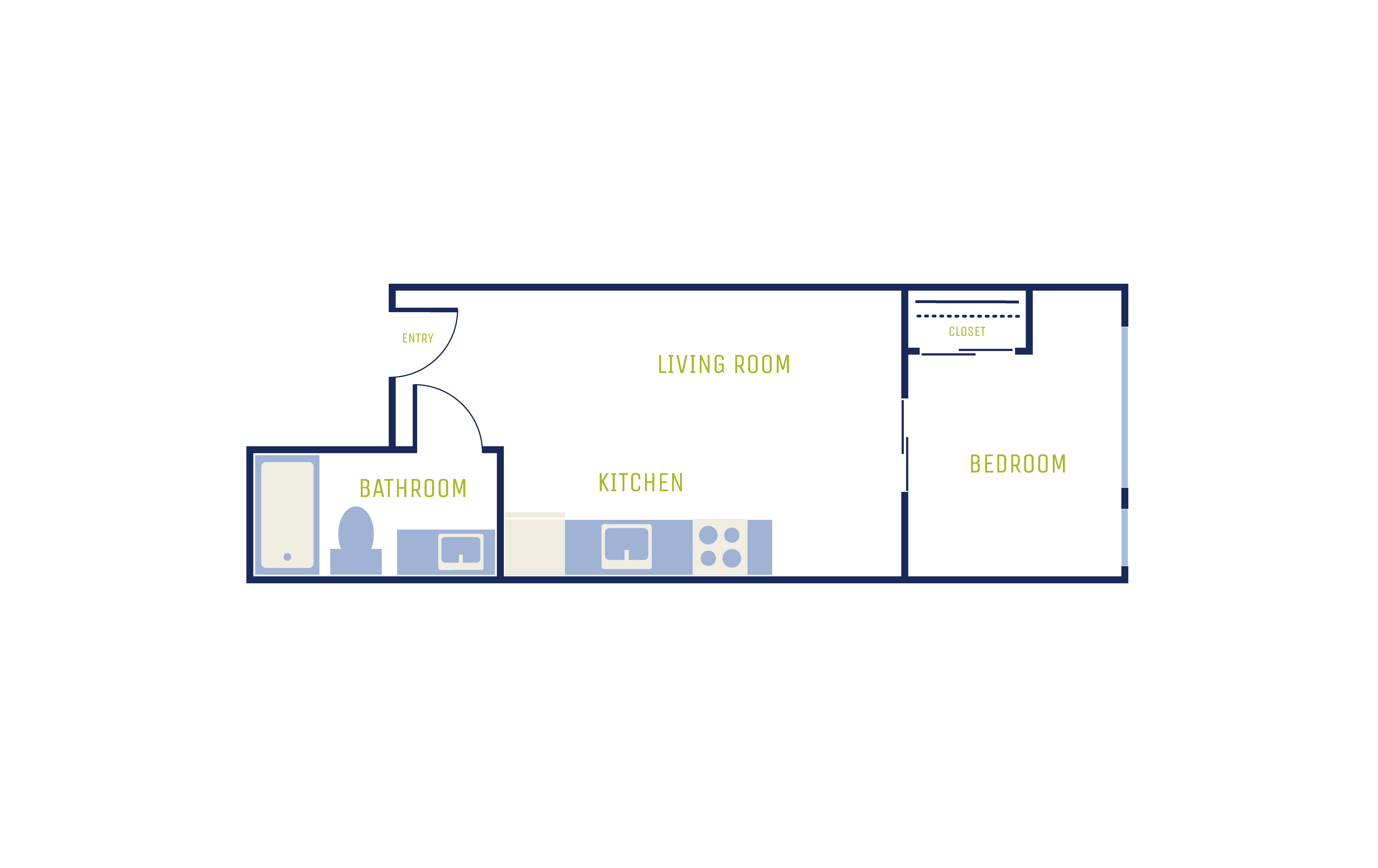 1x1 Loft F - Affordable